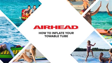 airhead tube|how to inflate airhead tube.